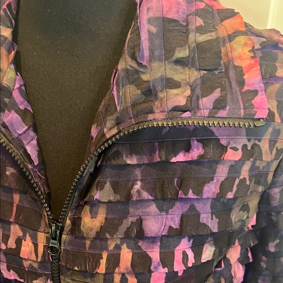 Clara S Purple and Black Jacket - Picture 6 of 9